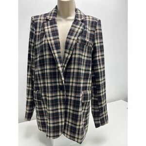 Dress Forum  Plaid Blazer Size Medium. NEW